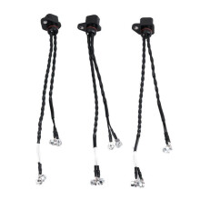 3Pcs Injector Wire Harness Loom Repair Kit 3287699 M19793 for 6.7L I6 ISB QSB B Series