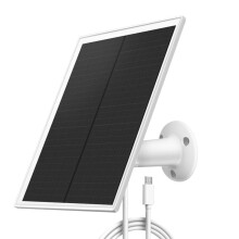 6W 5V Zonnekop USB Buiten Waterdicht Laag Vermogen Beveiliging Bewaking Oplaadbord Fotovoltaïsch Paneel, Wit-A