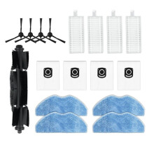 För Rowenta X-Plorer Serie 75 S+ RG8597W Robot Vakuum Hepa Filter Mopp Torka Dammpåse Reservdelar Tillbehör
