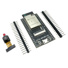 Placa de Desenvolvimento ESP32 CAM ESP32-WROVER-DEV CH340C Módulo Wifi com Câmera OV2640 ESP32-CAM ESP32-WROVER, Sem Soldagem
