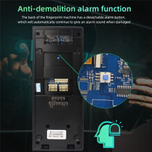 Fingeravtryck Tidsregistreringsmaskin RFID 125KHZ för  Door Access Control System Kit Fristående Knappsats 1000 Användare