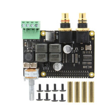 X5500 HiFi DAC+AMP-Erweiterungsplatine, Digitaler Audioverstärker, Musikplayer, Nutzt -Technologie, für Raspberry Pi 4B/3B+/3B