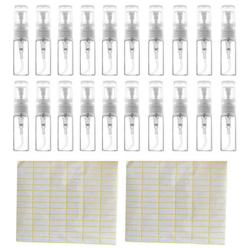 100 St 3ml Sprayflaska Liten Kosmetisk Förpackning Atomizer Parfymflaskor Atomizing Spray Vätskebehållare för Resor