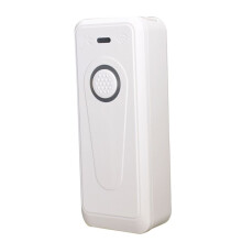 Tragbarer Kleiner Tragbarer Kabelloser Barcode-Scanner und 1D/2D QR-Barcode-Leser für Android (Weiß)