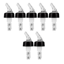 7 Stuks 30ml Plastic Liquor Schenker Olijfolie Wijnfles Schenktuit Plug Stop Kurk Wijndispenser Lekvrij
