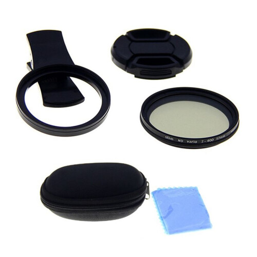 1 Set Solar Eclipse Telefonfilter 52 mm Kameraobjektivfilter ND 2-400 Smartphone-Objektivfilter mit Clip-Objektivdeckel