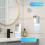 Automatic Foaming Soap Dispenser-400mL Touchless Soap Dispenser Adjustable Sensor Electric Hand Soap Dispenser Gel 6
