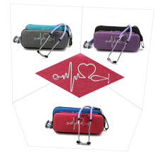 Portable Stethoscope Case For Shockproof Hard Box With Net Pouch SkyBlue Storage Bag For Doctors Nurses Students