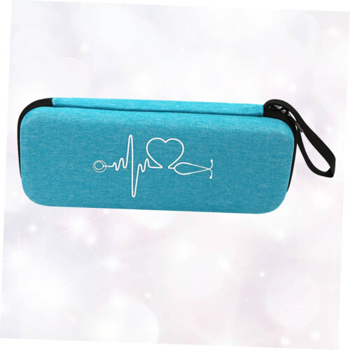 Portable Stethoscope Case For Shockproof Hard Box With Net Pouch SkyBlue Storage Bag For Doctors Nurses Students 2