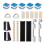 Kit Réparation Queue Billard, 2 Pinces Pointe Queue, 20 Pointes Queue, 2 Façonneurs, 5 Carrés Craie, 5 Embouts, 2 Raboteuses Pointe Queue, Pièce 2