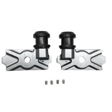 Motorfietsen Achtervorkplugschroef voor CBR250R 2011-2018 Kettingspannerblokaccessoires Grijs