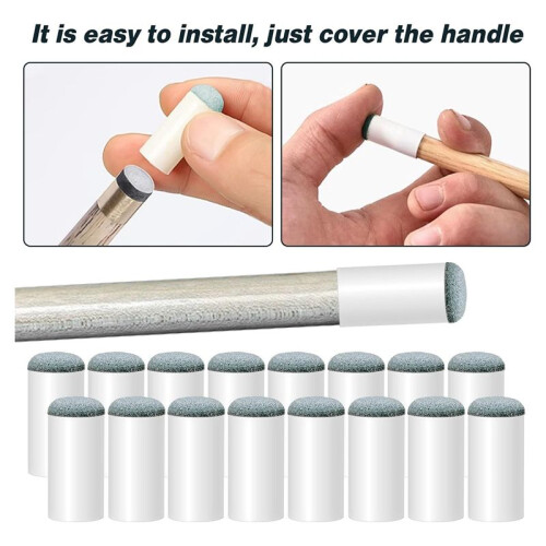 40er-Pack Billard-Pool-Queue-Spitzen, Aufsteck-Pool-Queue-Reparaturspitzen-Set, 12/13-Mm-Billard-Pool-Queue-Stick-Spitzen, Aufschraubbare Spitzen 1