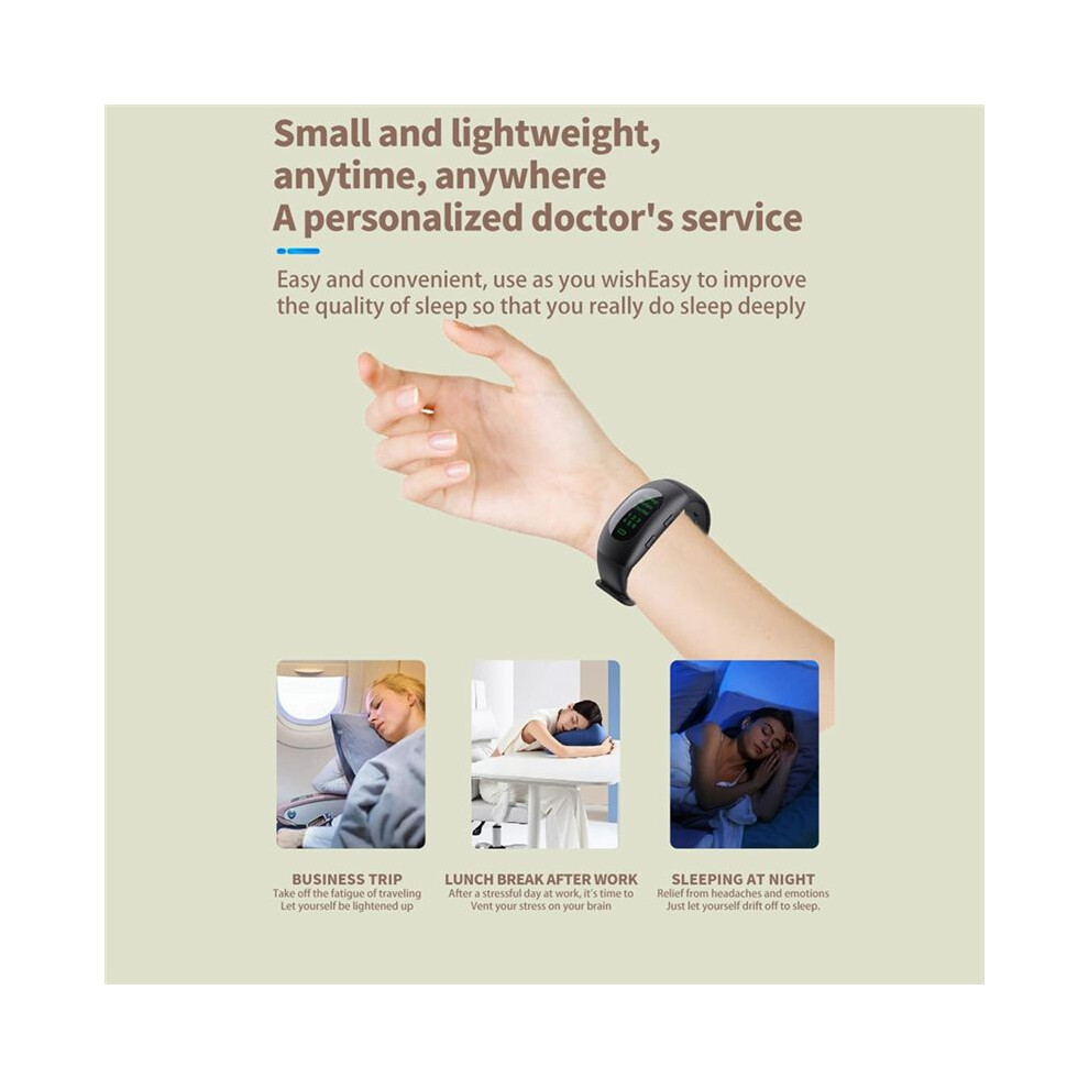 Watch Sleep Aid Instrument  Portable Sleep Device Microcurrent Relief Insomnia Anxiety Pressure Relie