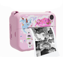 Digital Instant Camera with Print Paper Kids Child Selfie Video Camera Camcorder Camera Toy Gift for Kids,Light