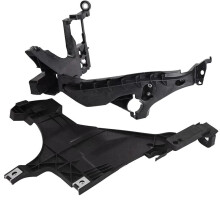 Soporte del Faro del Parachoques Delantero Izquierdo y Placa Base del Faro para  A4 B8 2013-2016, 8T0941453B 8K0805607B