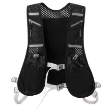 Running Water Vest Hydration Pack Reflective With Soft Flask Pockets And Cell Phone Holder Cycling Hiking Mountaineering
