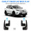 Pelle Morbida per Parafango per Parafango Auto, Protezione Acqua, per  RAV4 XA40 2013 2014 2015 7