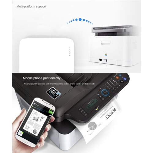 NP332 3-Port-USB-Netzwerk-Druckserver Multi-Interface-Netzwerk-Druckserver (Netzwerk + WiFi-Version) 2