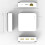 NP332 3-Port-USB-Netzwerk-Druckserver Multi-Interface-Netzwerk-Druckserver (Netzwerk + WiFi-Version) 4