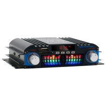 LDZS  Amplificador Pequeño de Alta Potencia 12V Fever HiFi Audio para el Hogar, Amplificador  para el Coche (Adaptador Incluido) Enchufe