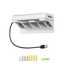 Voor PS5 Game Console Muurbeugel Wandmontage Opbergrek voor 5 Game Handvat Beugel Antislip Houder