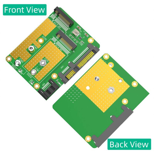 Dubbele M.2(NGFF) SSD Naar Dubbele SATA3-Adapterkaart 1