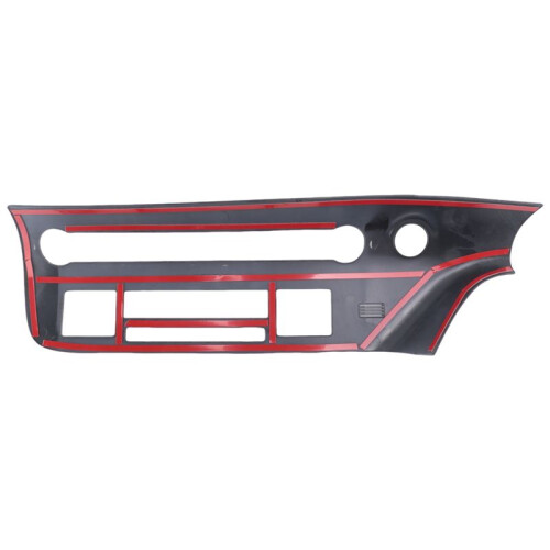 Car Central Control Trim Panel Ram för   2024+ Bil Multifunktionsknapp Trimpanel Wood Grain 1