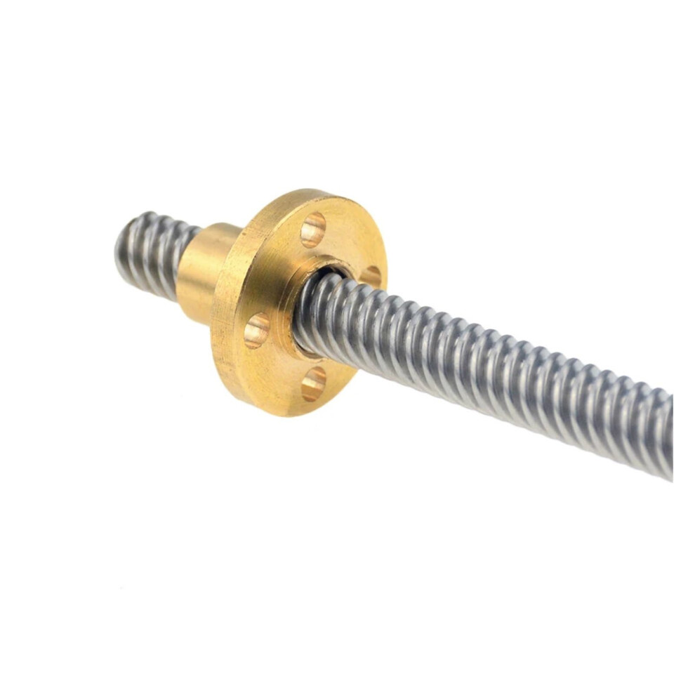 Lead Ball Screw With Nut Trapezoidal Rod T8 Lead Screw Thread 8Mm Lead 4Mm Length 100800Mm Brass Nut 650Mm 9189345477188