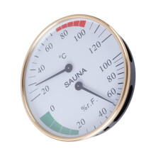Hygrometer Thermometer Double Display Indoor Temperature Humidity Gauge For Saunas