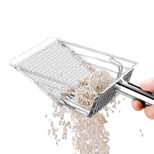Scoop For Cat Litter Cat Litter Scoop With Hook And Hole Sifting Scooper For Odor Control And Poop Remover
