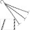 10PC Adjustable Length Iron Chains With Double Hooks For Hanging Solutions In Any Environment 4