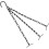 10PC Adjustable Length Iron Chains With Double Hooks For Hanging Solutions In Any Environment 3