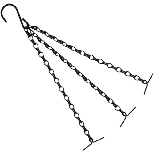 10PC Adjustable Length Iron Chains With Double Hooks For Hanging Solutions In Any Environment 2