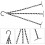 10PC Adjustable Length Iron Chains With Double Hooks For Hanging Solutions In Any Environment 5