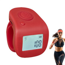Hand Counter Clicker Handheld Waterproof Finger Counter With LED Display Red Sport Clicker For Track And Field Training