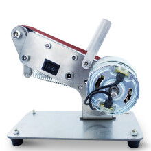 Electric Belt Sander Mini Belt Sander 7 Position Adjustable Desktop Polishing Machine With 10 Sanding Belts For DIY