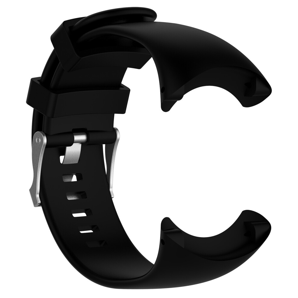 Watchband Silicone Replacement Wrist Band Strap For Core All Sports Watch Black 4713427107493