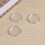 10 pcs Small round transparent plastic coin capsules box 33mm 9
