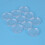 10 pcs Small round transparent plastic coin capsules box 33mm 4