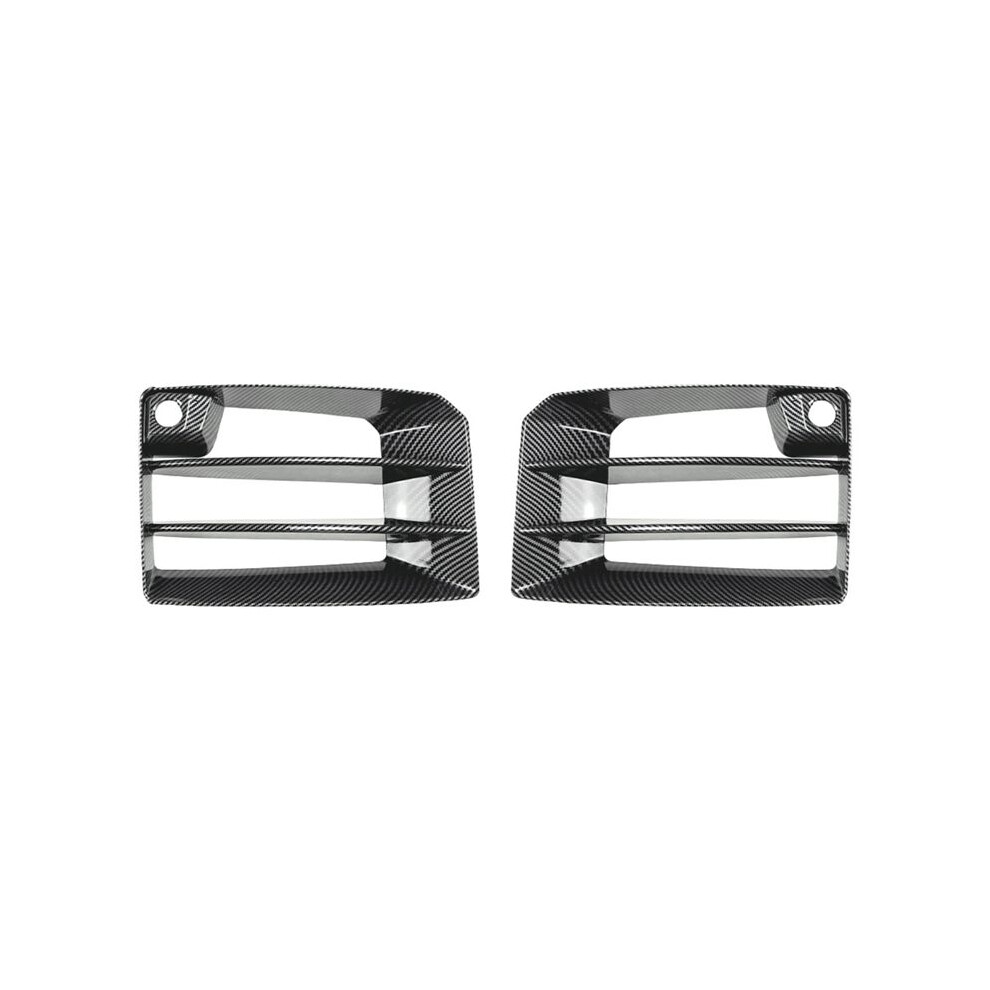 Car Front Fog Lamp Splitter Spoiler Fog Lamp Cover Trim Grille For 2 Series M2 G87 2023+ Carbon Fiber 6033059892023