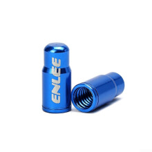 Aluminum Alloy Bike Tire Valve Set Of 2 Blue Dust And Rain Protection FV