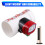 Plastic Motorized Damper PVC Check Valve Air Duct Volume Controller for Ventilation Pipe 220VAC 75mm 7