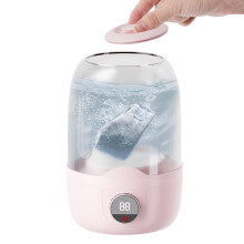 Underwear Washer Rechargeable 1.1L Laundry Cup Cleaning Tool For Bra Socks Towels Baby Clothes Pink