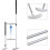 Telescoping Golfs Putter 2Section Adjustable Aluminum Shaft For Precise Stroke Control Outdoor Training Compact Travel 3