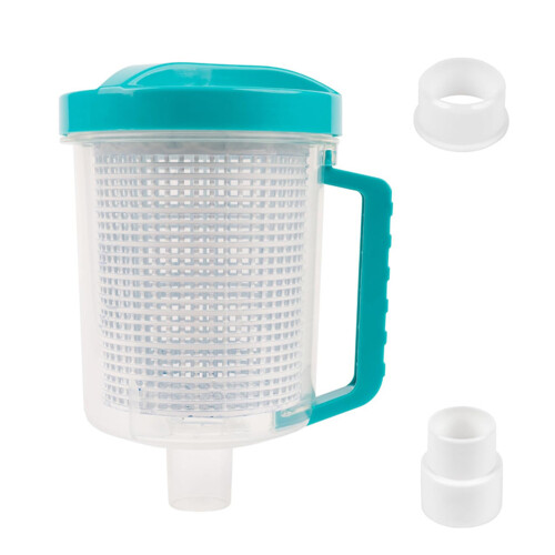 Inline Pool Leaf Canister Plastic Pool Cleaner Leaf Catcher Trap