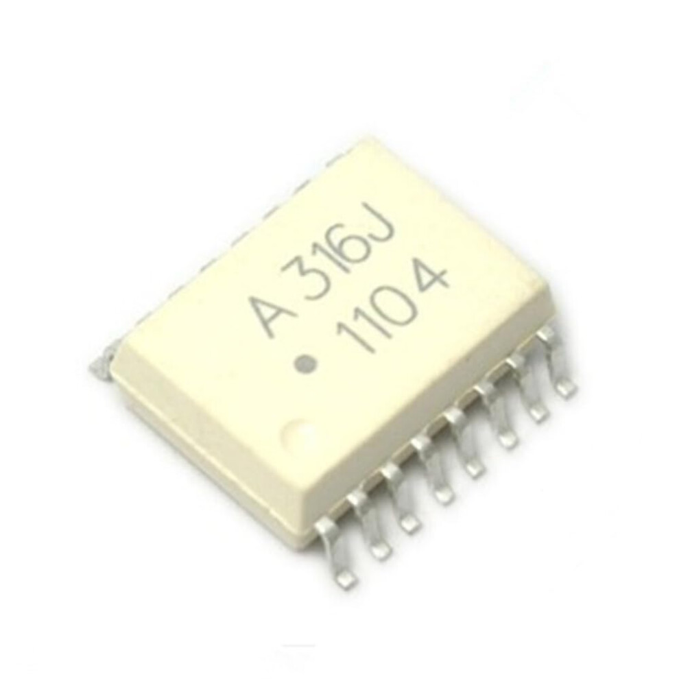 Hcpl316j500e Optocoupler Ic Sop16 Speed Signal Isolation Wide Voltage 5Pcs 9382693121189