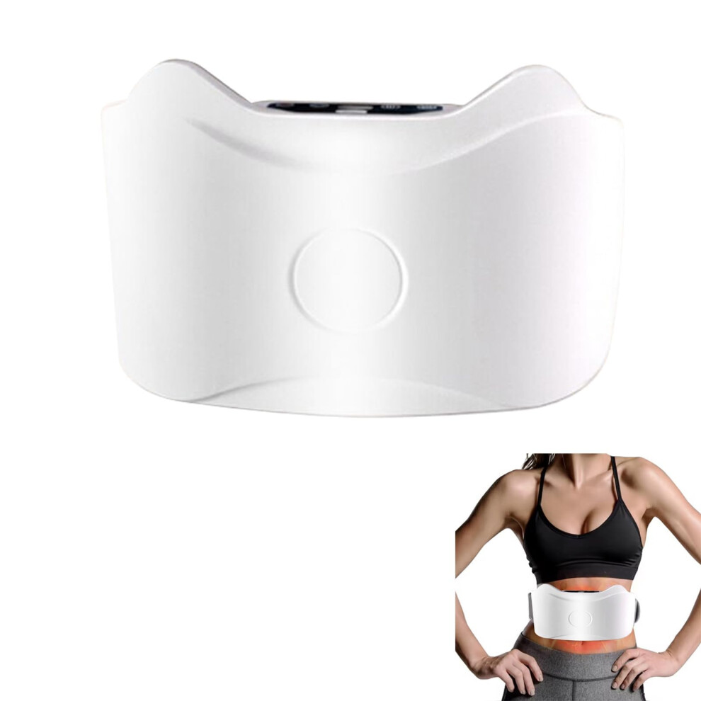 Electric Wireless Abdominal Massager EMS Abdominal Trainer With Heat, 3 Massage Modes, AntiCellulite Massager For Waist