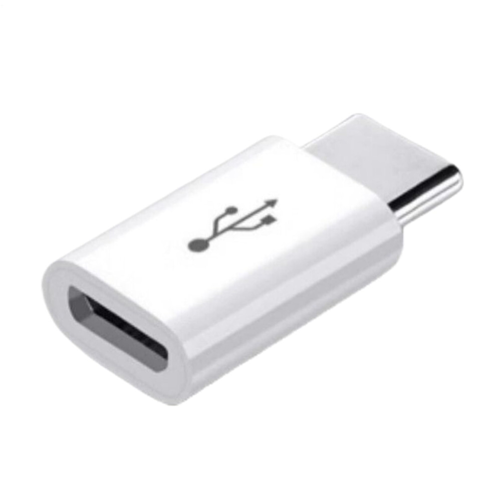Usb C Adapter Type C Converter With Fast Charging And Stable Data Transfer For Phone Keyboard Card Reader White 9189345478529
