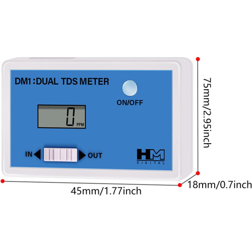 Double Probes Water Monitors Model For Realtime Conductivity Testing In Home Aquarium Easy Data Reading 2