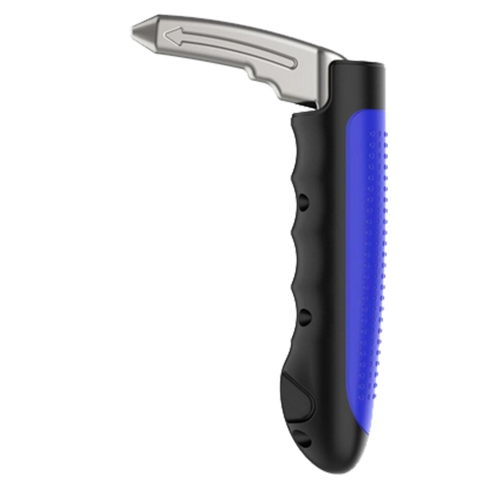 Blue Car Grip Assist For Seniors Ergonomic Car Cane Handle Automatic Car Holder